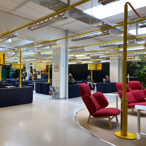 Image of Oulu university Tellus sitting area